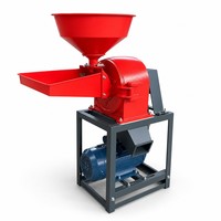 Moulin à farine pour piments, haricots, riz, arachides, blé / Machine à moudre les herbes et les arachides / Moulin à millet jaune