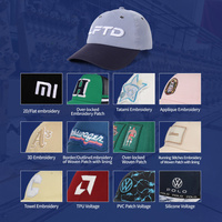 Gorra de Béisbol Casual de Algodón con Visera Bicolor, Bordado 3D en Relieve y Ojales Metálicos, Personalizable con Logotipo, Venta al por Mayor