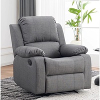 Fauteuil de massage électrique en cuir de première classe avec double moteur et télécommande, design minimaliste, fauteuil inclinable moderne pour la vie quotidienne