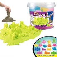 DIY sand bucket beach enlightenment non-toxic education magic modeling non sand style preschool children's toy space sand