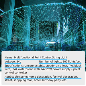 230V auto-đồng bộ hóa <span class=keywords><strong>RGB</strong></span> giáng sinh chuỗi ánh sáng Rèm IP65 đánh giá <span class=keywords><strong>LED</strong></span> Icicle rơi tuyết cổ tích Backdrop ánh sáng - Product Image 6