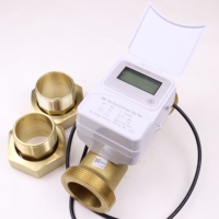 Compteur d'eau intelligent DN25 LoRaWAN à ultrasons, Modbus RS485, débitmètre numérique à lecture à distance, 4G, Lora, impulsion optionnelle, laiton, IP68