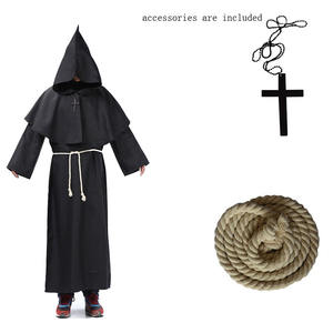 Ecofalson-Disfraz de Doctor de la peste para hombres, Túnica Steampunk, traje de Horror, Brujo de Halloween - Product Image 4