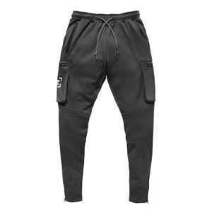 <strong>Joggers</strong> Running Sports <strong>Skinny</strong> Sweatpants Multi-Pocket Gym Fitness Training Trousers Cotton Sportswear Black Men Pants - Product Image 5