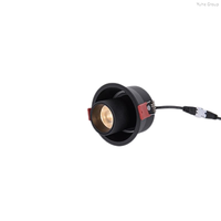 Spot LED encastré moderne 7W 10W 90mm IP65 en aluminium, tube long, CRI 95 élevé, anti-éblouissement, orientable, pour maison et bureau, 120°