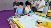 Table de hockey sur air Cartoon Nailong, équipement commercial interactif parent-enfant pour aire de jeux intérieure