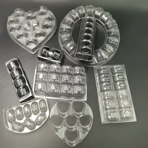 Bán Buôn Tùy Chỉnh Rõ Ràng Sang Trọng Nhựa <span class=keywords><strong>Macaron</strong></span> Hộp Quà Tặng - Product Image 1