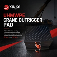 Plaques de stabilisation UHMWPE sur mesure pour grue, robustes, pour équipement de levage de construction