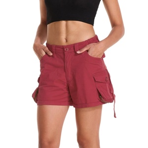 Pantaloncini Cargo da Escursionismo per Donne con Tasche Multiple <span class=keywords><strong>Bermuda</strong></span> Estivi Casual - Product Image 2