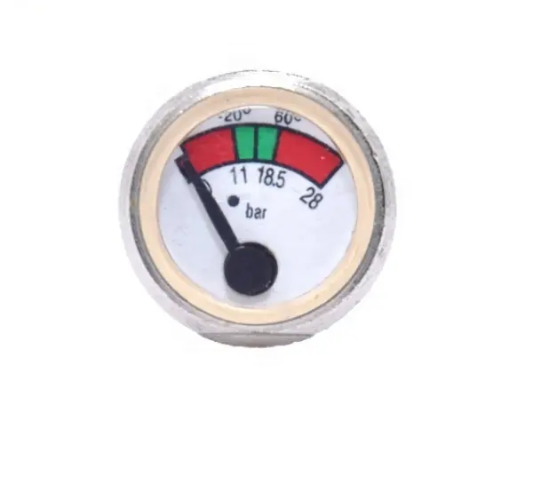 Manómetro de Tubo en espiral pequeño de buena calidad, medidor de presión para incendios