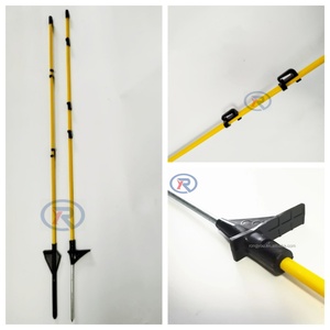 Poteaux de clôture électrique temporaires en fibre de verre PP de 46 pouces pour la sécurité des vaches, des moutons et des animaux - Product Image 5