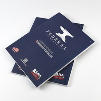 Impression de catalogue de produits personnalisé avec papier glacé couleur et reliure parfaite