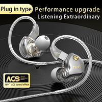 SE10 Wired Type-C 3.5mm Port Hifi Bass In-Ear Earphone & Headphone untuk Studio/Livestream/Gaming 1.2m Headphone Lepas Pasang