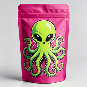 Custom-Printed Digital Laminated Zipper Top Stand-Up Pouches Food Grade Recyclable Odor-Proof PE <b>Bags</b> for Candy Gummy Calbee - Product Image 3