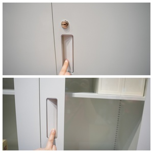 <span class=keywords><strong>ตู้</strong></span>เก็บเอกสารเหล็กขนาดใหญ่ 4 ประตูบานเปิดคู่ กระจกใส พร้อมกุญแจล็อค ป้องกันไฟไหม้ อเนกประสงค์ สำหรับบ้านและสำนักงาน - Product Image 3