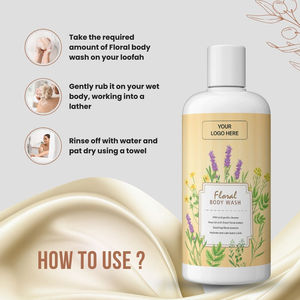 Nuevo Gel de Ducha Corporal Líquido Floral Hidratante, Blanqueador y Refrescante para Mujer, Superventas - Product Image 2