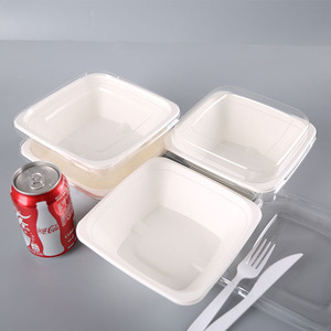 Venta caliente desechables biodegradables de caña de azúcar de ensalada tazones - Product Image 4