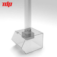 Usine DSP Vietnam, boîtes à bonbons miniatures empilables en acrylique personnalisées, présentoirs de cubes à bonbons en acrylique délicats pour les magasins et les supermarchés