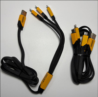 Cable de Datos Tipo C TPE Tres en Uno de 240W con Blindaje Trenzado, Carga Rápida de 5A y Conductor de Cobre Estañado para iPhone
