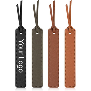 Personalized Retro Style Custom Leather Bookmark School Student Office Embossed Bookmark Promotional Bookmark