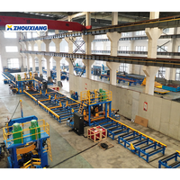 Kapasitas Produksi Tinggi Struktur Baja Tugas Berat H Beam Jalur Produksi Manufaktur Otomatis Kapasitas Kustom