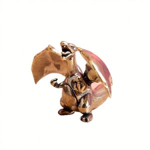 Statue de dragon en cristal taillé écologique - Ornement décoratif en métal pour la maison, idéal pour les cadeaux et la collection - Product Image 5