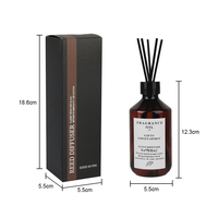 Diffuseur de parfum à bâtonnets grande capacité 200 ml, écologique, sans BPA, sans alcool, artisanal, senteurs personnalisables, huile parfumée