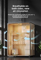 Grande maison pour chat en bois moderne et élégante, cage et villa intérieure pour chat, espace spacieux à plusieurs niveaux, enclos écologique pour animaux de compagnie