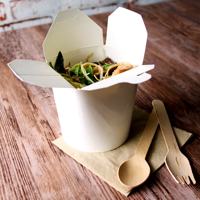 Boîtes de riz en papier kraft écologique à impression personnalisée Boîte de nouilles jetables Vente en gros UV Avantage Sushi Gelée à bas prix Toutes tailles