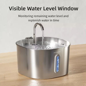 Atacado 2.2L Fonte Ultra-Silencioso Aço Inoxidável Automático Cat Água Potável Auto <span class=keywords><strong>Pet</strong></span> Water Dispenser - Product Image 2