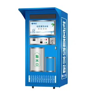 Máquina Expendedora de agua purificada de 9 etapas, sistema de tarjeta/efectivo, gran oferta, para agua potable