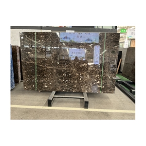 Azulejo de suelo con aspecto de mármol Emperador, azulejo de suelo con patrón de mármol de Color oscuro, Porcelanato para Hotel House Villa - Product Image 1