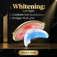 Mini appareil de blanchiment des dents à LED avec thérapie photonique rouge et bleue, anti-rides des lèvres, volumateur de lèvres