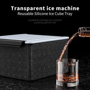 Chậm Nóng Chảy Lớn Vuông <span class=keywords><strong>Ice</strong></span> Cube Nhà Sản Xuất Bpa Miễn Phí Pha Lê Rõ Ràng <span class=keywords><strong>Ice</strong></span> Cube Khuôn Không Độc Hại Silicone <span class=keywords><strong>Ice</strong></span> Cube Khay - Product Image 6