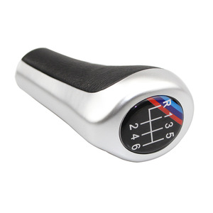 BMW Car Gear <b>Shift</b> <b>Knob</b> 5 6 Speed Silver Aluminum Alloy Ergonomic <b>Knob</b> - Product Image 5