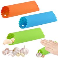 Rouleau d'éplucheur d'ail en silicone Rouleau facile à presser pour éplucher les gousses d'ail en quelques secondes pour outil de cuisine