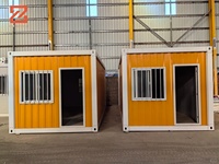 Maison conteneur pliable de style européen préfabriquée modulaire en acier Barndominium à vendre pour le café fait panneau sandwich