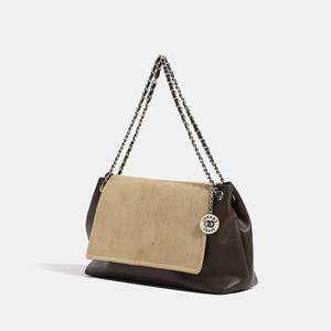 กระเป๋าสะพายไหล่ทำจากหนังจีบหลากสีใหม่2025เรียบง่ายและมีสไตล์ - Product Image 2