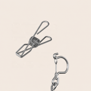 Séchoir carré multi-clip en acier inoxydable pour chaussettes et sous-vêtements - Product Image 5