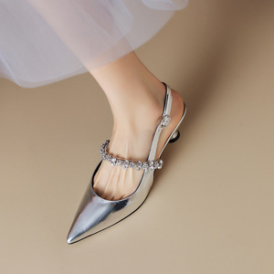 Nuevas llegadas de primavera/verano, sandalias de tacón alto con plataforma, de piel sintética, de color sólido, sexys, para mujer, ideales para bodas y fiestas. - Product Image 6