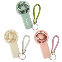 Ventilateur portable mini à la mode avec cordon, ventilateur personnel créatif et frais pour cadeaux promotionnels et d'affaires
