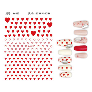 Pegatinas <span class=keywords><strong>de</strong></span> <span class=keywords><strong>Uñas</strong></span> con Corazón Holográfico 3D, Adhesivos <span class=keywords><strong>de</strong></span> <span class=keywords><strong>Uñas</strong></span> Láser <span class=keywords><strong>de</strong></span> San Valentín, Resistentes al Agua, Suministros <span class=keywords><strong>de</strong></span> Arte para Manicura al por Mayor - Product Image 4