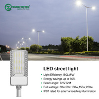 Lampadaire LED intelligent professionnel à pleine puissance 180lm/w, garantie 5 ans, IP66, aluminium, 50w 100w 150w 200w, pour extérieur