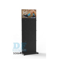 SO064 comptoir de vente au détail, plateau tournant, étagère, Spinner, porte-chaussettes, magasin rotatif en métal, présentoir de chaussettes de noël