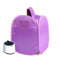 Sauna Eléctrica Plegable para una Persona, Ecológica y Saludable, para Pérdida de Peso, Spa Corporal en Casa, con Acolchado