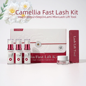 ชุดลิฟติ้งขนตา Iconsign Fast Lash Lift Kit สารสกัดจากดอกคามิลเลีย ใช้งานง่าย ลิฟติ้งขนตาเร็ว สารสกัดจากพืช บำรุงให้ความชุ่มชื้น - Product Image 2