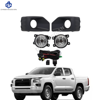 Feux antibrouillard halogènes pour Mitsubishi TRITON L200 2023 2024, avec cache de phare antibrouillard, grille, cadre, faisceau et kit interrupteur