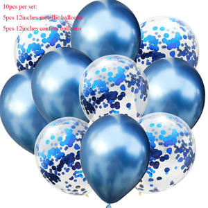 Nuovo Set di Palloncini con Paillettes da 12 Pollici per Decorazioni di Feste di Compleanno e Matrimoni, Vendita all'Ingrosso - Product Image 4