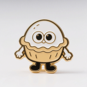 Badge en émail personnalisé motif dessin animé, héros à l'épée, en métal estampé, à paillettes, pour revers, avec logo personnalisé, objet de collection - Product Image 1