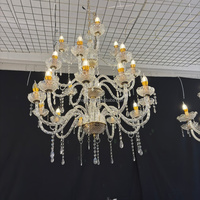 Lustres en cristal acrylique LED modernes et élégants pour mariages et événements, lampes de sol pour décorations de plafond et accessoires de mariage